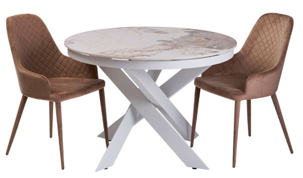 Стіл розкладний обідній Concepto MOON PANDORA Кераміка-5