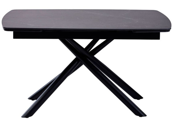 Стіл розкладний обідній Concepto PALERMO BLACK MARBLE Кераміка-2