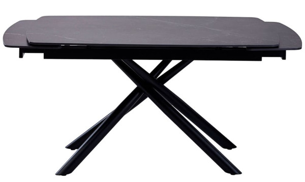 Стіл розкладний обідній Concepto PALERMO BLACK MARBLE Кераміка-3