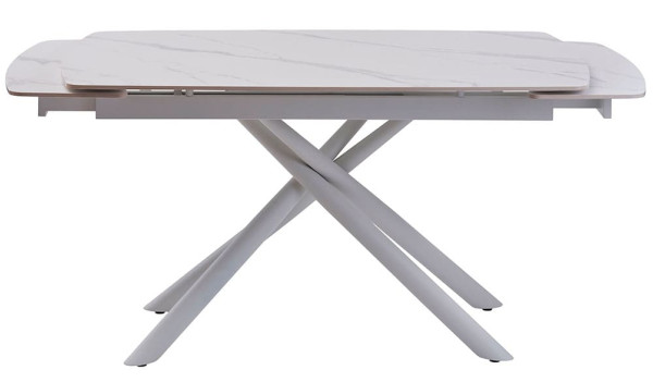 Стіл розкладний обідній Concepto PALERMO WHITE MARBLE Кераміка-2