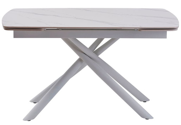 Стіл розкладний обідній Concepto PALERMO WHITE MARBLE Кераміка-0