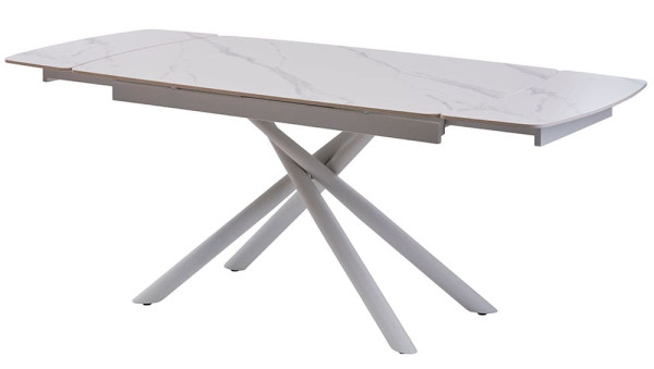 Стіл розкладний обідній Concepto PALERMO WHITE MARBLE Кераміка-4