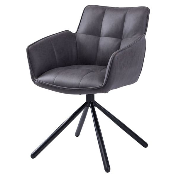 Кресло Concepto WANG поворотное Угольный серый-0