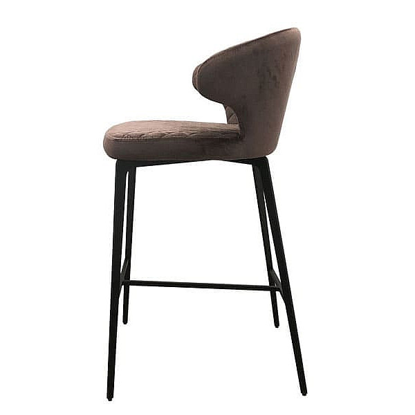 Полубарный стул Concepto Keen Велюр Шоколад-1