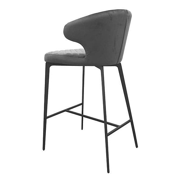 Полубарный стул Concepto Keen Велюр Стил грей-2