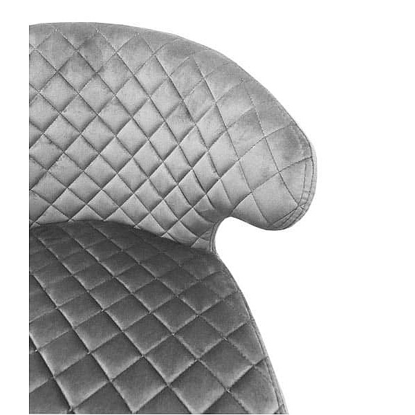 Полубарный стул Concepto Keen Велюр Стил грей-4