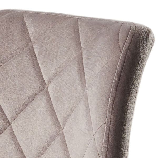 Полубарный стул Concepto Diamond Теплый серый велюр-3