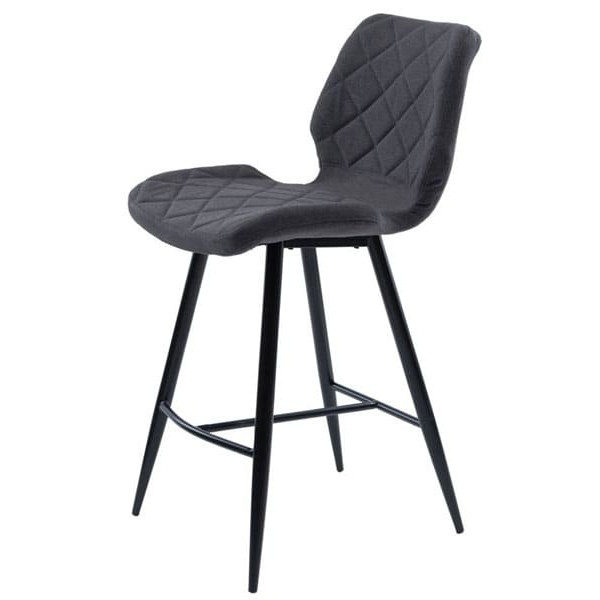 Стілець напівбарний Concepto Diamond Сірий-графіт-0