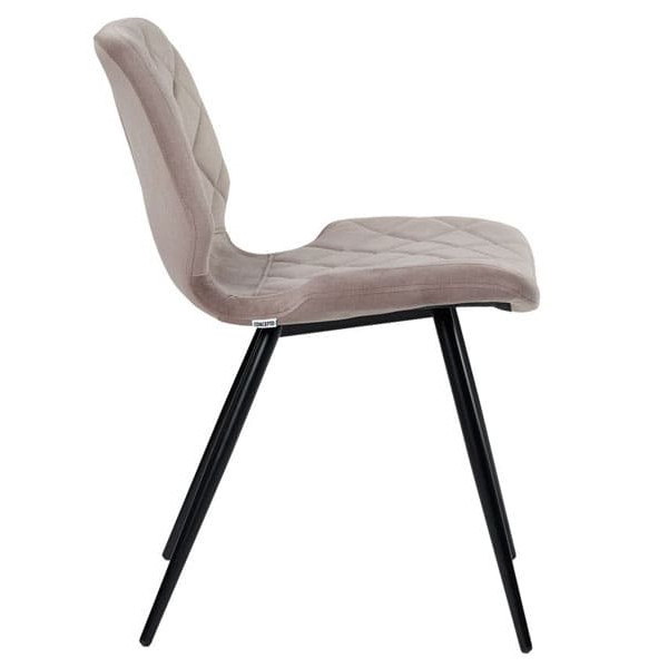 Стілець Concepto Diamond Теплий сірий велюр-1