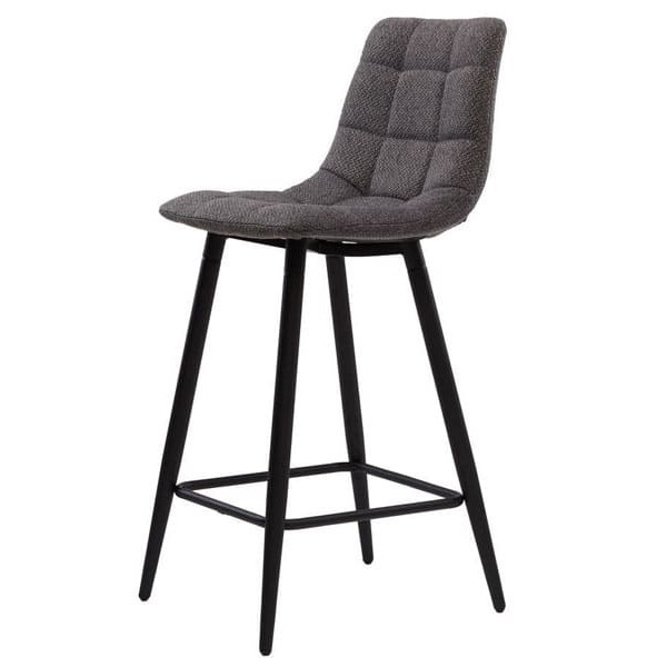 Стілець напівбарний Concepto Glen Сірий графіт-0