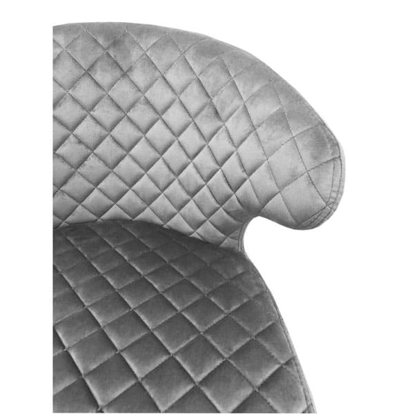 Барний стілець Concepto Keen Велюр Стил грей-4