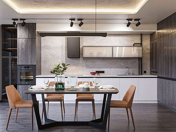 Стул Concepto Marco Серо-коричневый-5