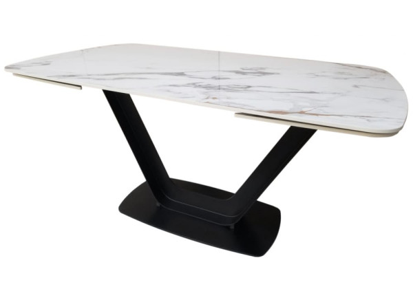 Керамический стол раскладной обеденный Concepto FORCE SOFIA GOLD 160-240 см-0