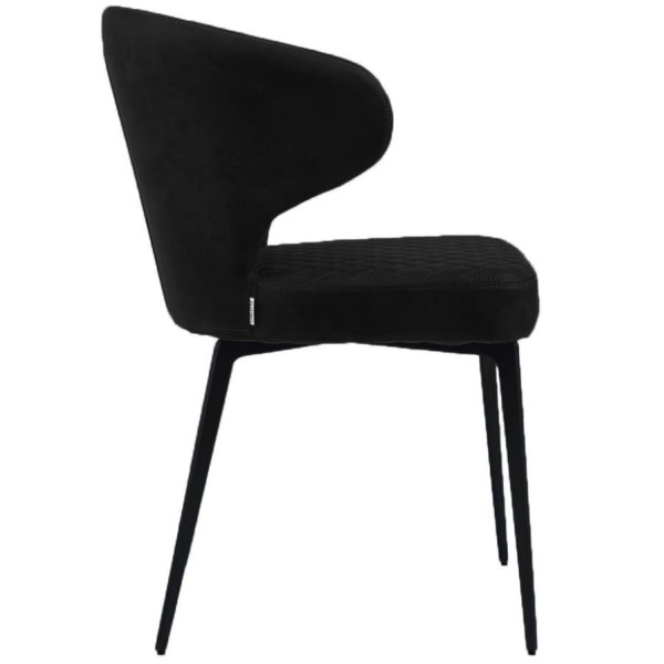 Стілець Concepto Keen Чорний велюр-1