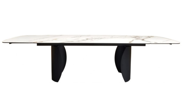Керамічний стіл розкладний обідній Concepto PALAZZO GOLDEN RIVERS/BLACK 200-300 см-1