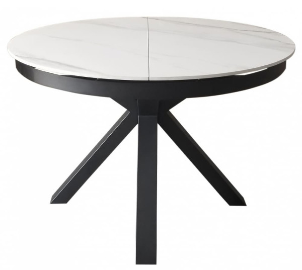 Керамический стол раскладной обеденный Concepto PLANETA LANPASKIN GOLD 110-145 см-0