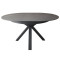 Керамический стол раскладной обеденный Concepto PLANETA MACEDONIAN BLACK 110-145 см-1-thumb
