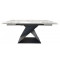 Керамический стол раскладной обеденный Concepto RIO BIANCO ROSSO 160-240 см-0-thumb