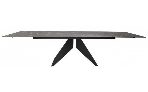 Керамический стол раскладной обеденный Concepto SAPPHIRE BLACK MARBLE 200-300 см-1