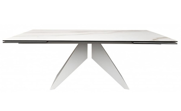 Керамічний стіл розкладний обідній Concepto SAPPHIRE GOLD MARBLE 200-300 см-0