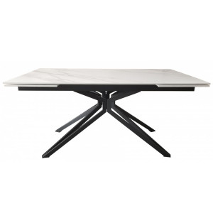 Керамический стол раскладной обеденный Concepto STAR LANPASKIN GOLD 160-240 см