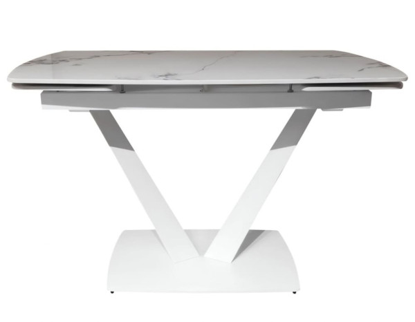 Керамічний стіл розкладний обідній Concepto ELVI GOLDEN JADE 120-180 см-1