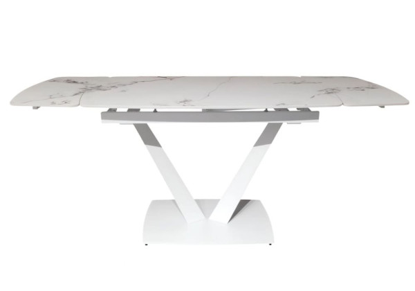 Керамічний стіл розкладний обідній Concepto ELVI GOLDEN JADE 120-180 см-0