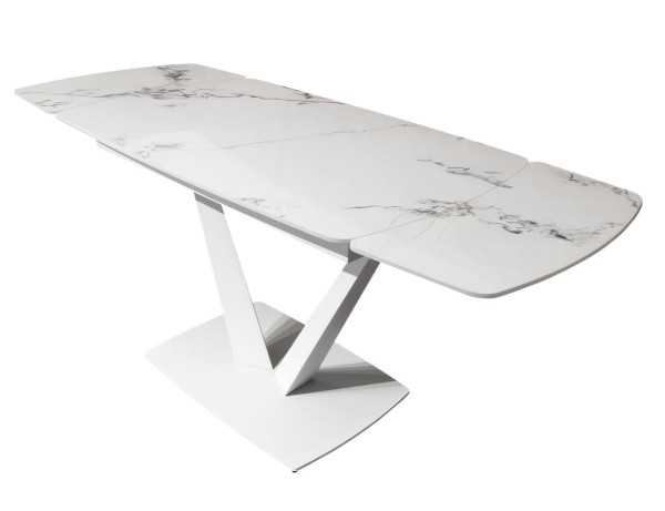 Керамічний стіл розкладний обідній Concepto ELVI GOLDEN JADE 120-180 см-2