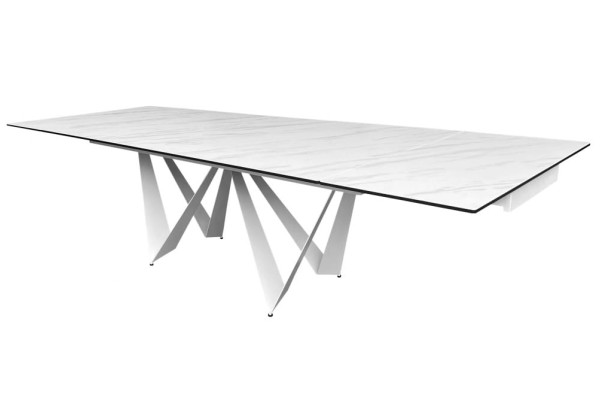 Керамічний стіл розкладний обідній Concepto FJORD SILVER SHADOW 200-300 см-2
