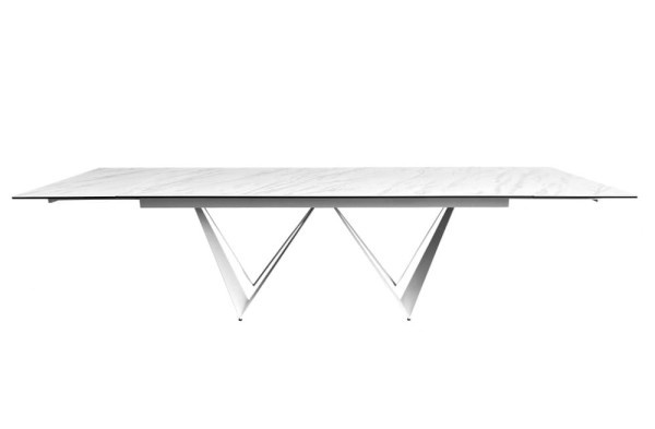 Керамічний стіл розкладний обідній Concepto FJORD SILVER SHADOW 200-300 см-1