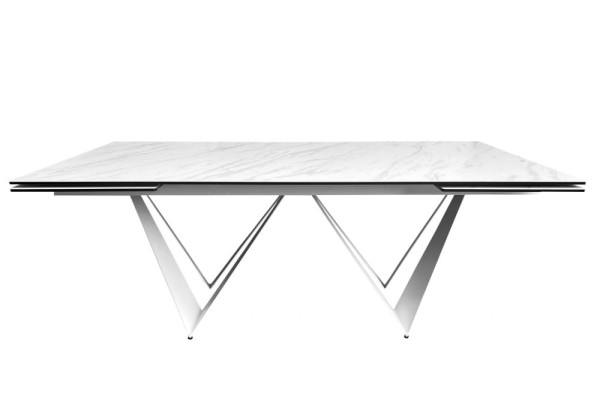 Керамічний стіл розкладний обідній Concepto FJORD SILVER SHADOW 200-300 см-0