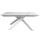 Керамічний стіл розкладний обідній Concepto GRACIO CARRARA WHITE 160-240 см