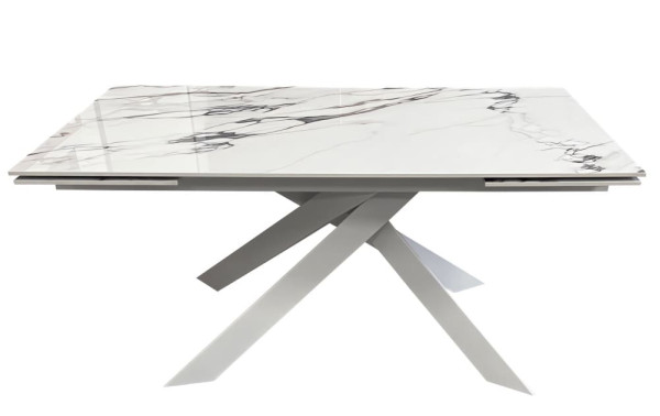 Керамический стол раскладной обеденный Concepto GRACIO SOFIA GOLD 160-240 см-0