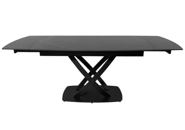 Керамический стол раскладной обеденный Concepto INFINITY BLACK MARBLE 140-200 см-2