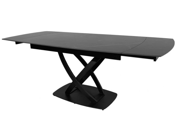 Керамический стол раскладной обеденный Concepto INFINITY BLACK MARBLE 140-200 см-3