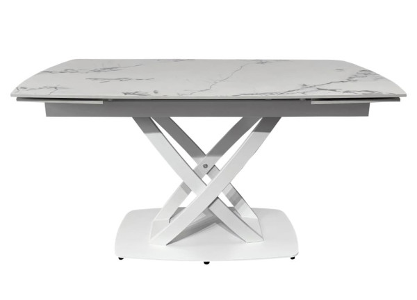 Керамический стол раскладной обеденный Concepto INFINITY GOLDEN JADE 140-200 см-0