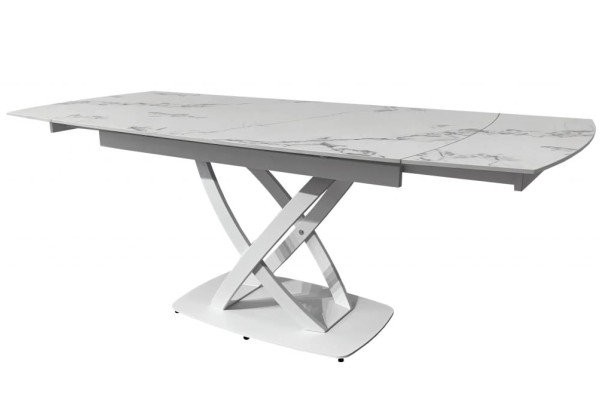 Керамический стол раскладной обеденный Concepto INFINITY GOLDEN JADE 140-200 см-1