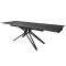 Керамічний стіл розкладний обідній Concepto STAR BLACK MARBLE 160-240 см-1-thumb