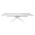 Керамічний стіл розкладний обідній Concepto STAR STATURARIO WHITE 160-240 см