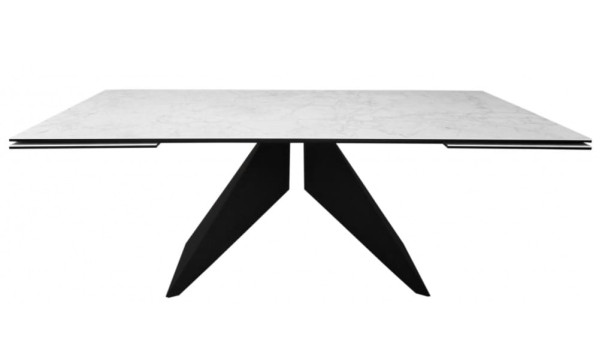 Керамический стол раскладной обеденный Concepto SAPPHIRE FROZEN RIVER 200-300 см-0