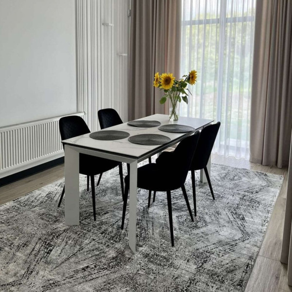 Керамічний стіл розкладний обідній Concepto VERMONT MATTE STATURARIO 120-170 см-7