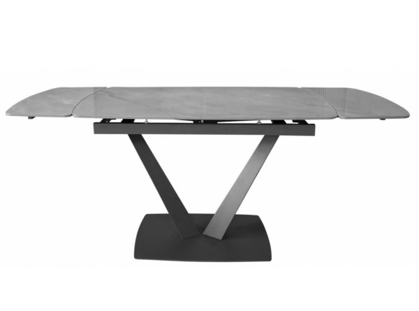 Керамический стол раскладной обеденный Concepto ELVI GREY ROCK 120-180 см-1
