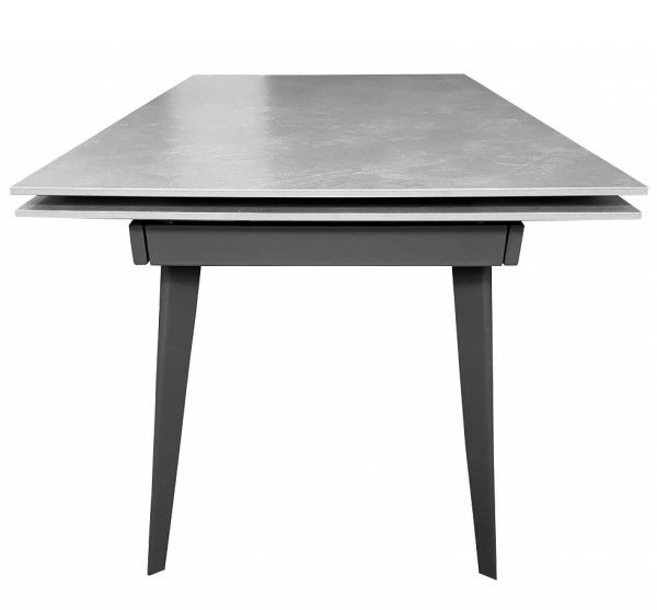 Керамический стол раскладной обеденный Concepto HUGO MYSTIC GREY 140-200 см-3