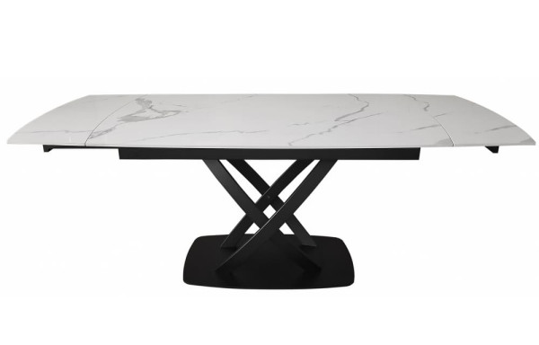 Керамический стол раскладной обеденный Concepto INFINITY STATURARIO BLACK 140-200 см-1