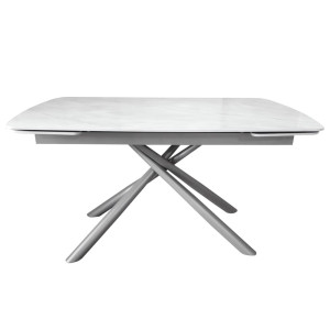Керамический стол раскладной обеденный Concepto PALERMO GREY ROCK 140-200 см