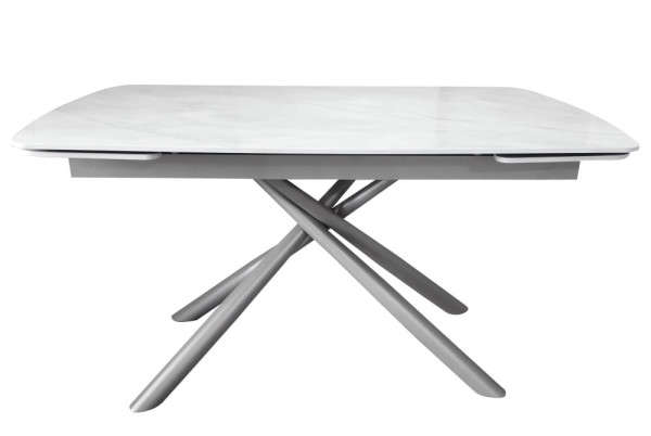 Керамический стол раскладной обеденный Concepto PALERMO GREY ROCK 140-200 см-0