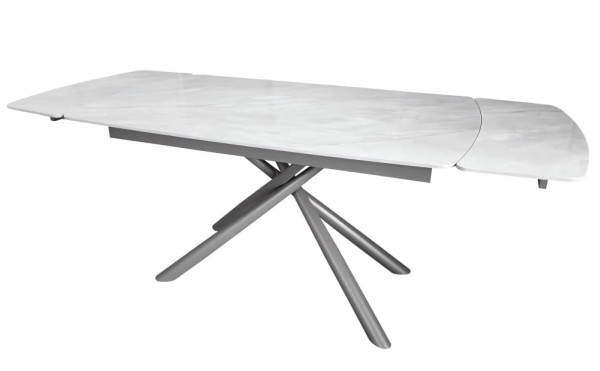 Керамический стол раскладной обеденный Concepto PALERMO GREY ROCK 140-200 см-1