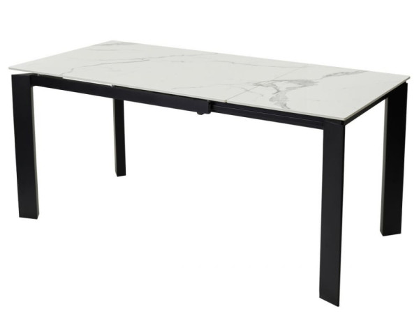 Керамічний стіл розкладний обідній Concepto VERMONT STATURARIO/BLACK 120-170 см-3