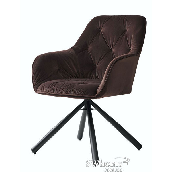 Крісло поворотне Concepto Cody Шоколадне-0