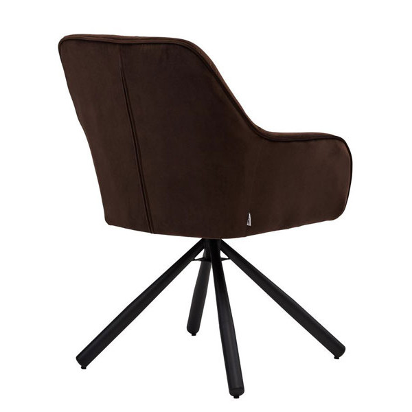 Крісло поворотне Concepto Cody Шоколадне-1